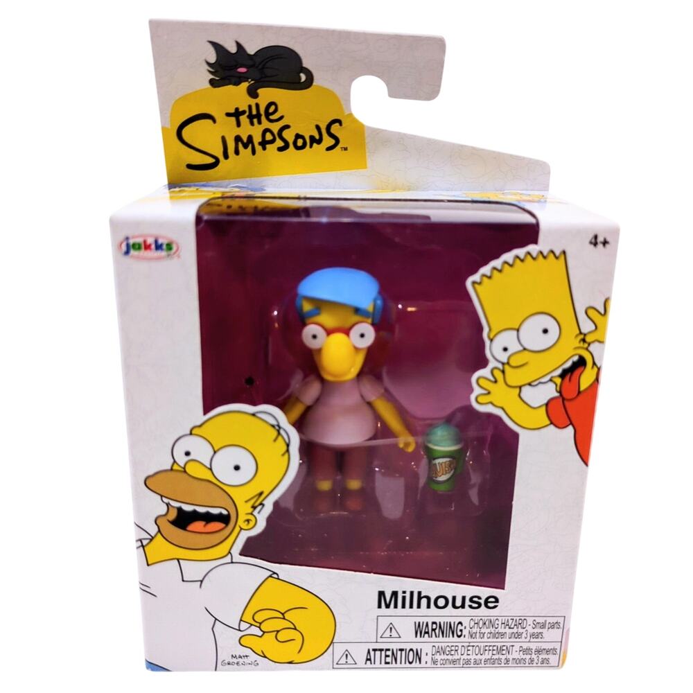 The Simpsons Milhouse Action Figure Jakks Pacific New Sealed Collectible